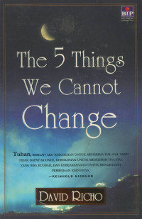 Image of The 5 Things We Cannot Change